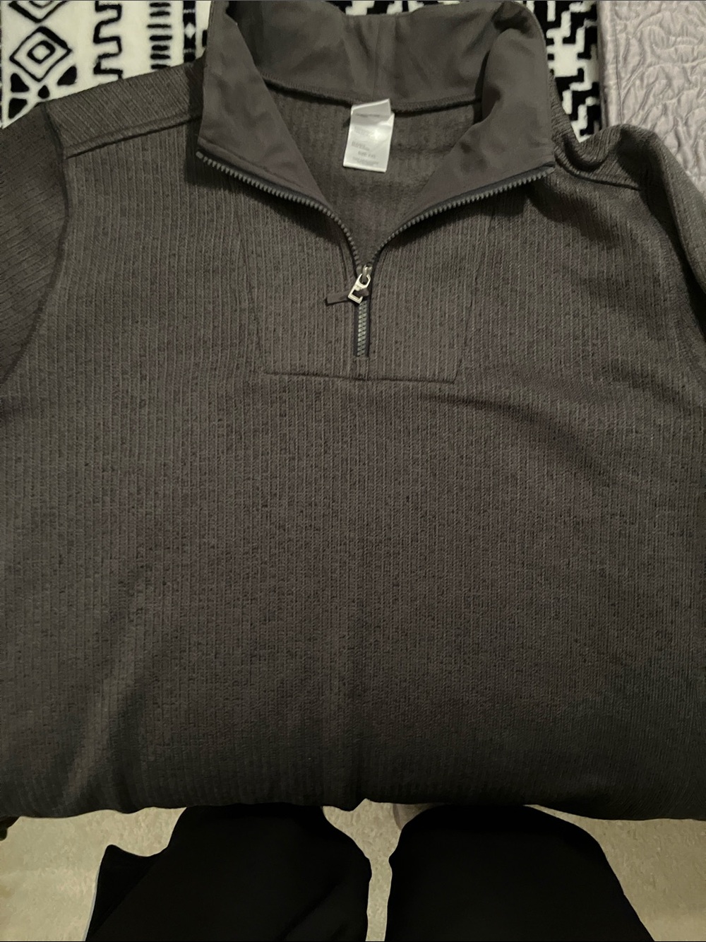 Cinch Men’s Quarter-Zip Sweater - Charcoal Gray